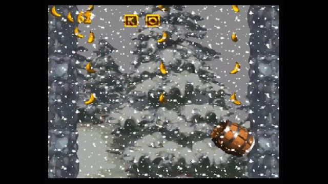 Donkey Kong Country - Snow Barrel Blast (SNES) - 101% смотреть онлайн