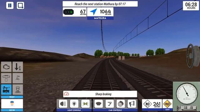 Vamps Indian Railway Locopilot Simulator Kota To Delhi GamePlay Android.... смотреть онлайн