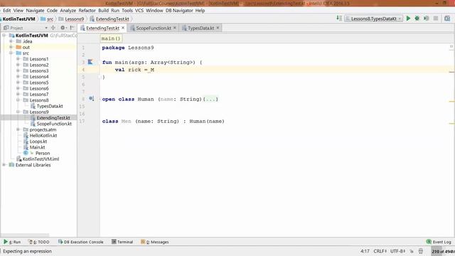 Kotlin - 16.2 (Наследование классов (open class)) смотреть онлайн