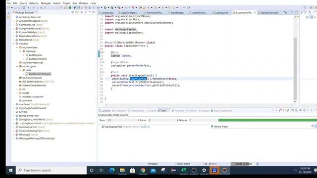 Mockito When and ThenReturn Methods Tutorial смотреть онлайн