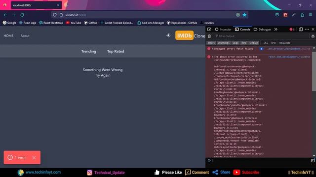 Loading And Error Feature Nextjs IMDB Clone Nextjs App Nextjs 13 project смотреть онлайн