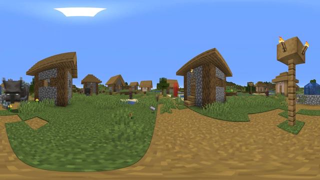 POV: You are Pillager raiding a Village | Minecraft 360° VR смотреть онлайн