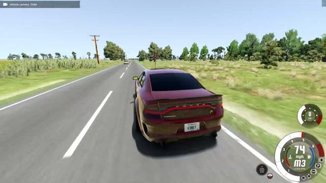 BeamNG| 2023 Dodge Charger Scat Pack Widebody POV Drive смотреть онлайн