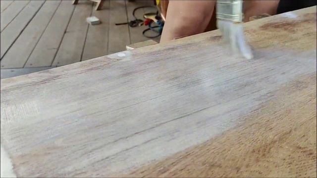 Перекраска старой тумбы