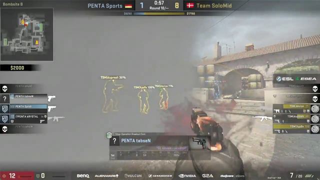CS:GO Penta vs TSM (inferno) - ESL ESEA Pro League Season 2 смотреть онлайн