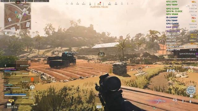 Warzone, lowest possible quality on GTX 1070 and i5 10400f смотреть онлайн