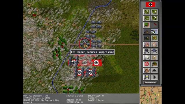 Steel Panthers III (1997) Dos Gameplay смотреть онлайн