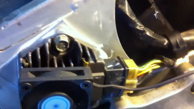 Honda VFR 750 With Cooler On The Regulator Rectifier