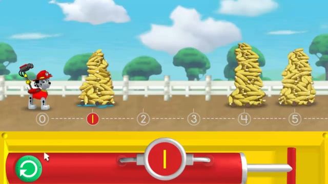 Щенячий патруль - щенки спасают Цыпалету. Учимся считать и тушим пожар Супер развивающие игры смотреть онлайн