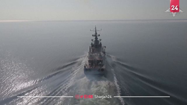 Russian army releases images of ships firing Moskit cruise missiles смотреть онлайн