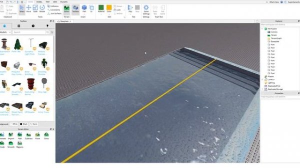 Roblox Studio Reflective Road/Wet Road