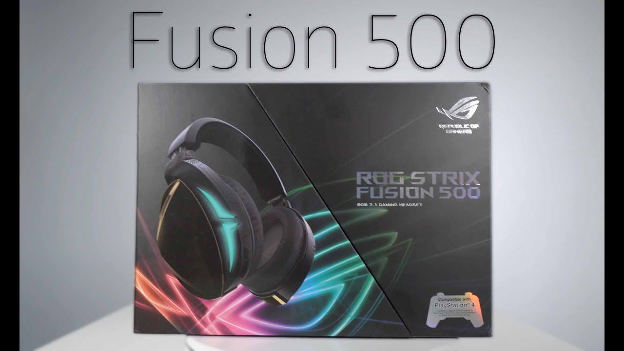 Гарнитура ROG Strix Fusion 500 - Обзор