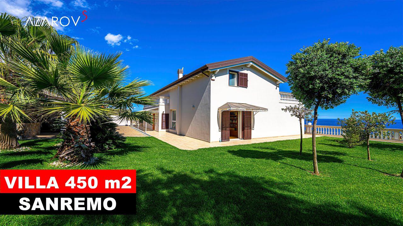 Villa With Magnificent Garden In Sanremo
