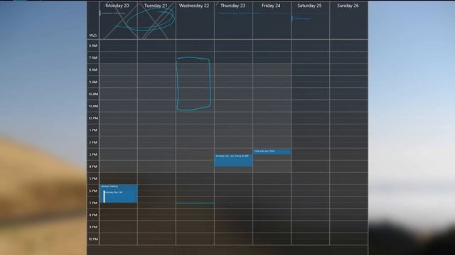 Ink Calendar planning your time, Year, Month, Week, and Day Views! смотреть онлайн