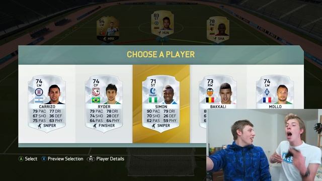 FIFA 16 - INSANE 2 PLAYER FUT DRAFT!! - FIFA 16 ULTIMATE TEAM смотреть онлайн