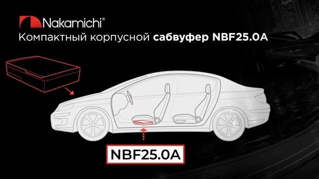 Обзор на ультракомпактный сабвуфер Nakamichi NBF25.0A смотреть онлайн