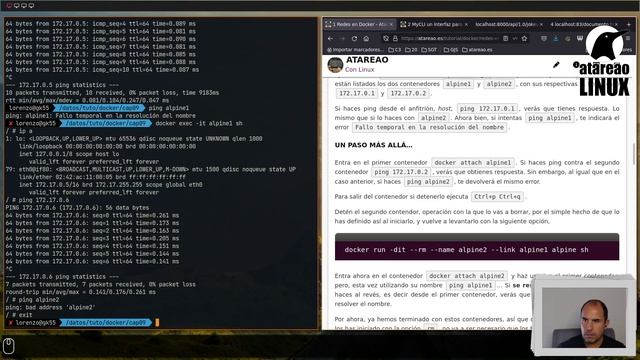 Tutorial de Docker. Capítulo 9. Redes en Docker. смотреть онлайн