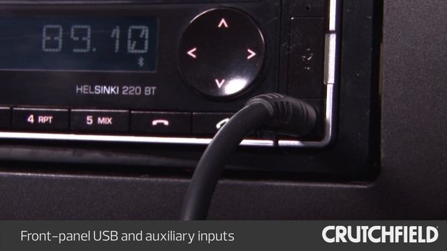 Blaupunkt Helsinki 220 BT Display and Controls Demo | Crutchfield Video смотреть онлайн