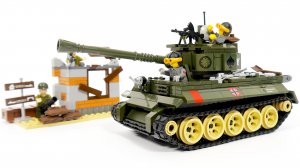 Собираем ЛЕГО танк - Enlighten 1711 Combat Zones Battle