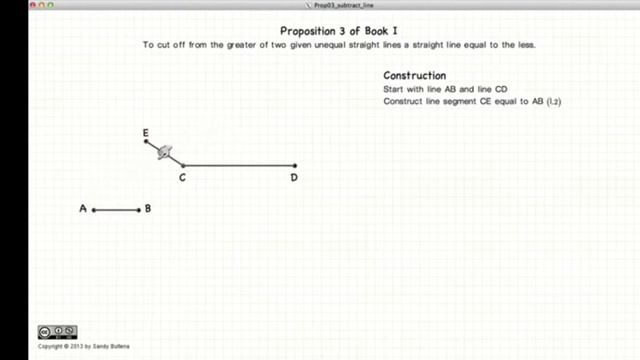 Книга 1 «Начала» Евклида - Предложение 3 смотреть онлайн