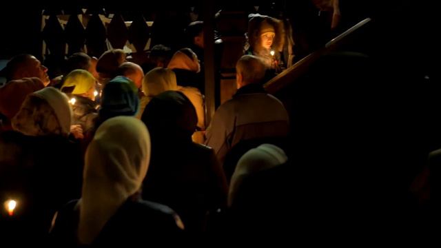 Пасхальный зимний Крестный ход. смотреть онлайн