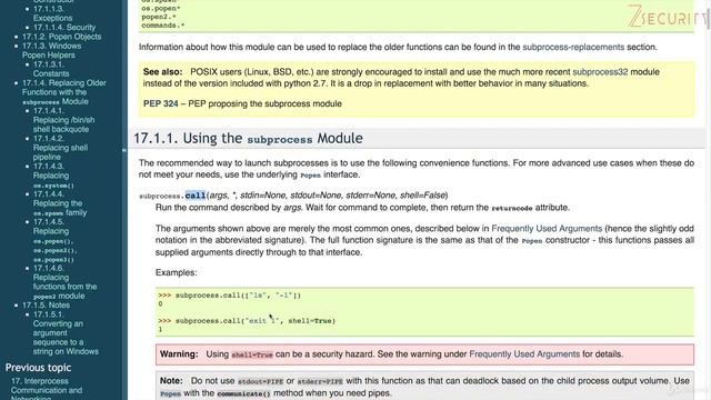 2. Использование модулей Python для выполнения системных команд смотреть онлайн