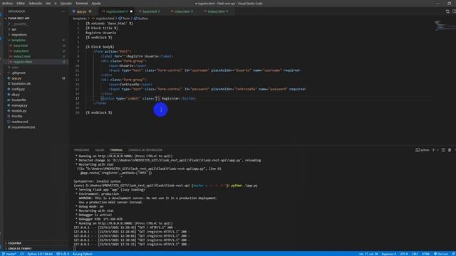 Python - Formularios en Flask (Jinja) смотреть онлайн
