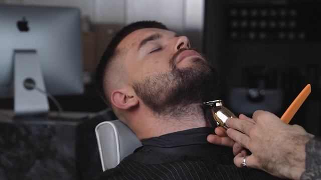 Мужская стрижка КРОП c оформлением БОРОДЫ смотреть онлайн