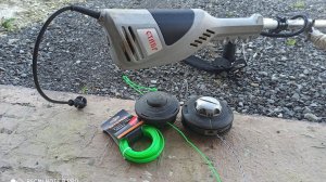 Как намотать леску на катушку триммера.