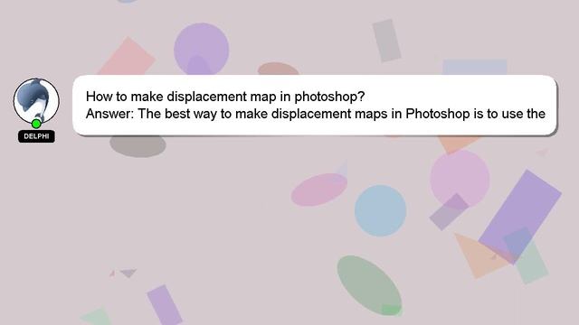 How to make displacement map in photoshop? смотреть онлайн