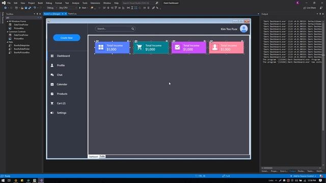 AWESOME DARK UI TEMPLATE WITH C# SHARP WINFORMS - BUNIFU смотреть онлайн