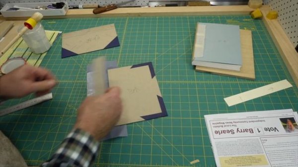 Completing the Case - Rounded and Backed Cased Book // Adventures in Bookbinding