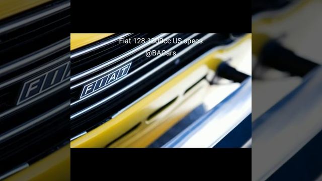 Fiat 128 US specs @BACars смотреть онлайн