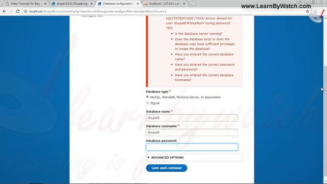 Drupal 8 Installation on localhost (with all errors) in Hindi / Urdu смотреть онлайн