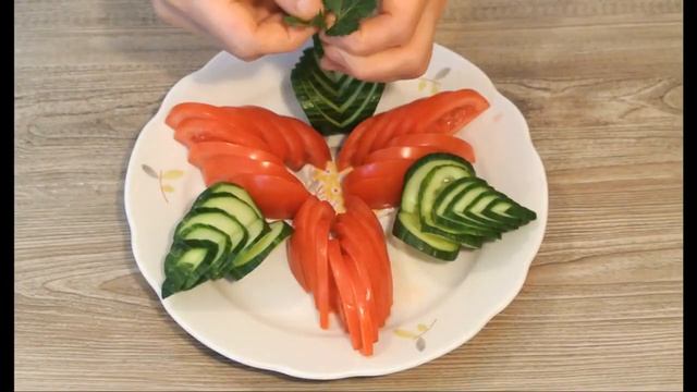 Как Красиво Нарезать Огурцы и помидоры смотреть онлайн