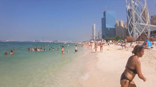Beach Walk - Jumeirah Beach in Dubai | JBR Beach Dubai смотреть онлайн