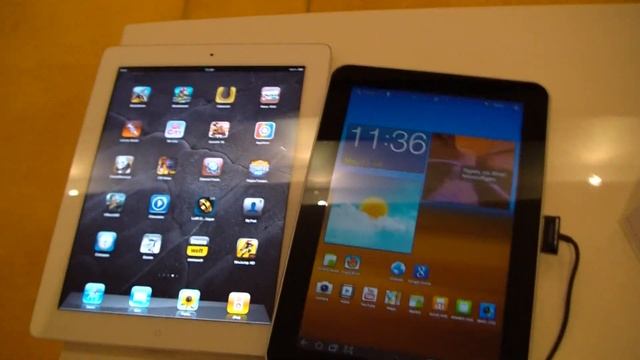 Samsung Galaxy Tab 8.9 vs. Apple iPad 2 Vergleich смотреть онлайн