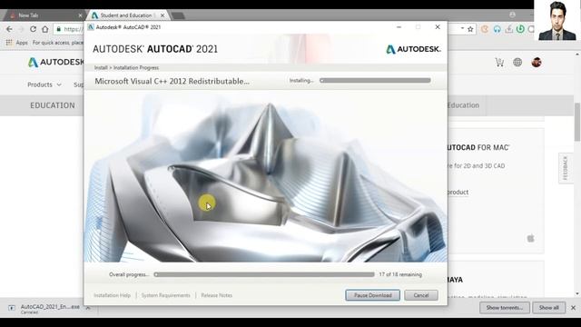 how to download and install AutoCAD - English Subtitle - INSTALL FOR 1 YEAR LICENCE смотреть онлайн
