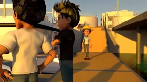 Винтик и Эмми спасают город от кислотного дождя