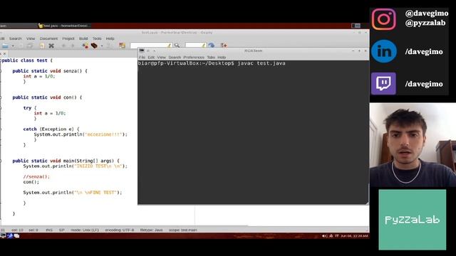 Eccezioni: TRY/CATCH in Java [TECNICHE DI PROGRAMMAZIONE] смотреть онлайн