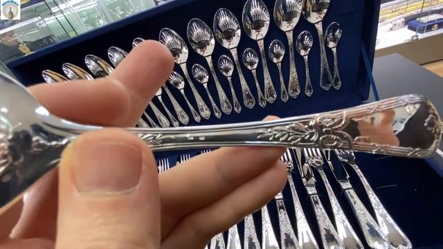 Серебряный набор столовых приборов "Валенсия-2" на 12 персон (english subtitles) смотреть онлайн