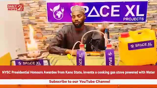 A cooking stove powered by Water🤨.... Amb Yusuf Shamsudeen PNHA 🏅 смотреть онлайн