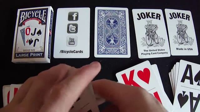 Deck Review - Bicycle Large Print Bridge Size Playing Cards смотреть онлайн