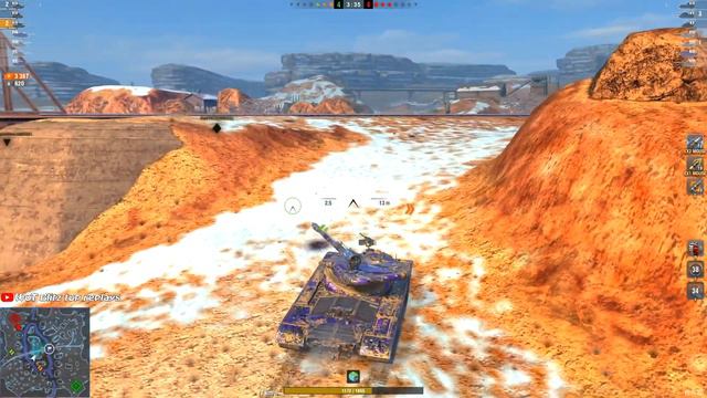 Conqueror • T77 • Chimera • WoT Blitz *SR ► __Redemption__ game play смотреть онлайн