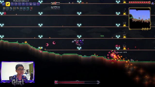 Terraria Expert Calamity Revengeance - Deerclops! смотреть онлайн
