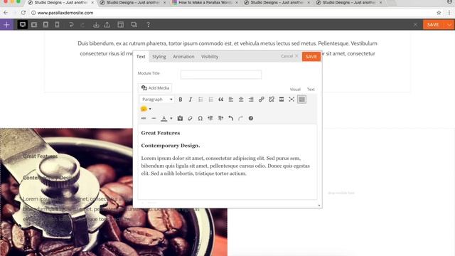 HOW TO MAKE A PARALLAX WORDPRESS WEBSITE FOR FREE! - 2019 смотреть онлайн