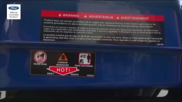 Ford Generators Assembly & Use 1 смотреть онлайн