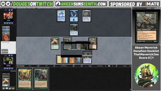 Wrenn and Realmbreaker in Legacy?!?! | Abzan Maverick | GreenSunsZenith.com смотреть онлайн