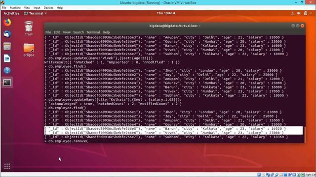 Document Deletion in MongoDB смотреть онлайн