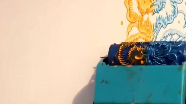 #Чуда #валик Цветочный декор стен узорчатые валики для краски 5 дюймов резиновая кисть смотреть онлайн